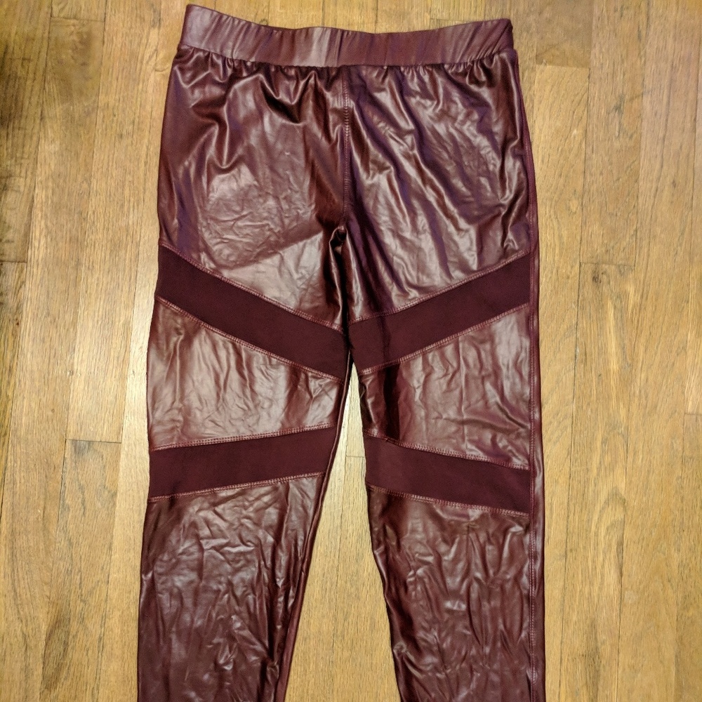 Skin tight shiny pants